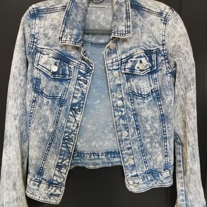 Acid Wash Denim Jacket